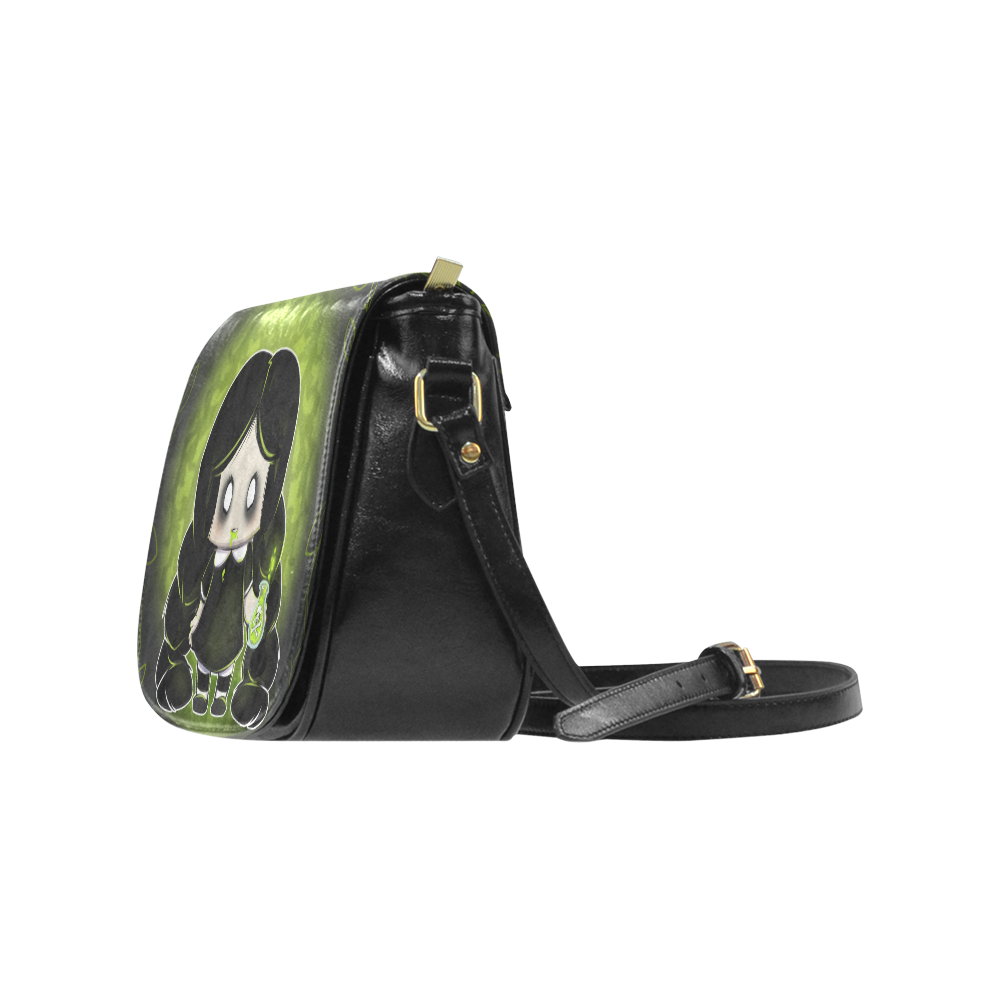 Wednesday Poison Classic Saddle Bag/Large (Model 1648)