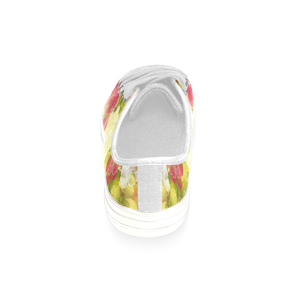 Flower Power Blossom Women's Classic Canvas Shoes (Model 018)