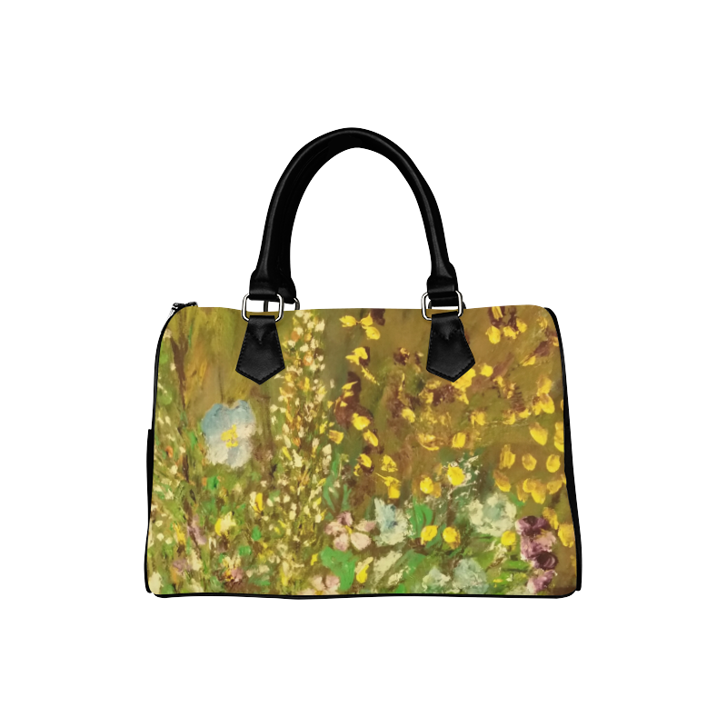 Golden Garden Boston Handbag (Model 1621)