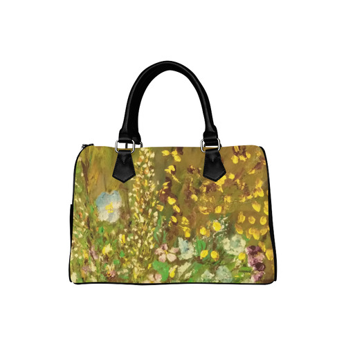 Golden Garden Boston Handbag (Model 1621)