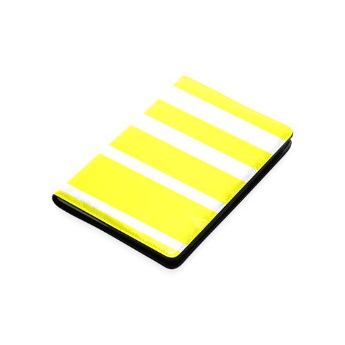 Yellow and White Stripes Custom NoteBook A5