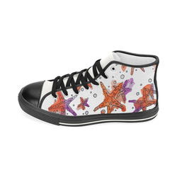 starfish Women's Classic High Top Canvas Shoes (Model 017)