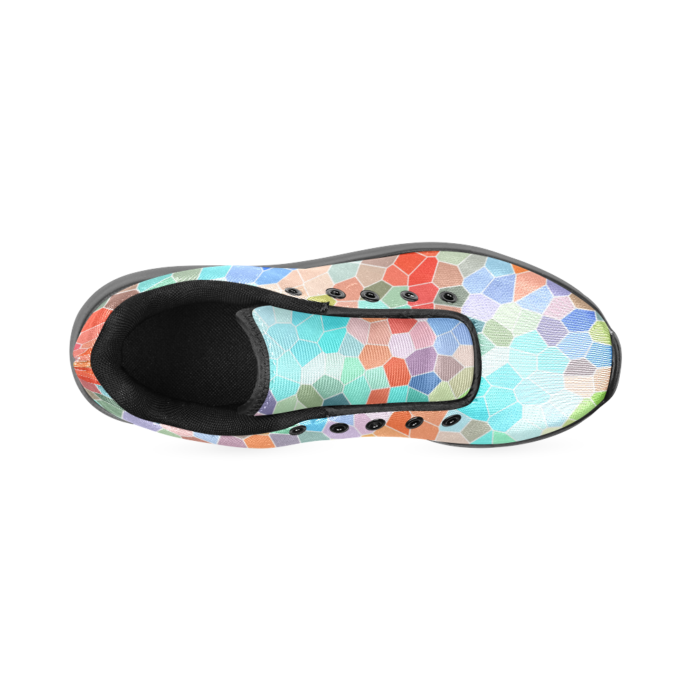 Colorful Mosaic Women’s Running Shoes (Model 020)