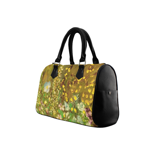 Golden Garden Boston Handbag (Model 1621)