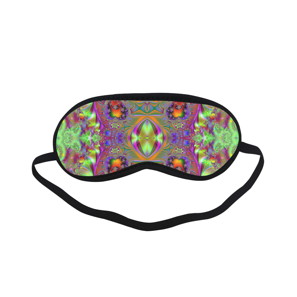 Swathed in Colors Fractal Abstract Sleeping Mask