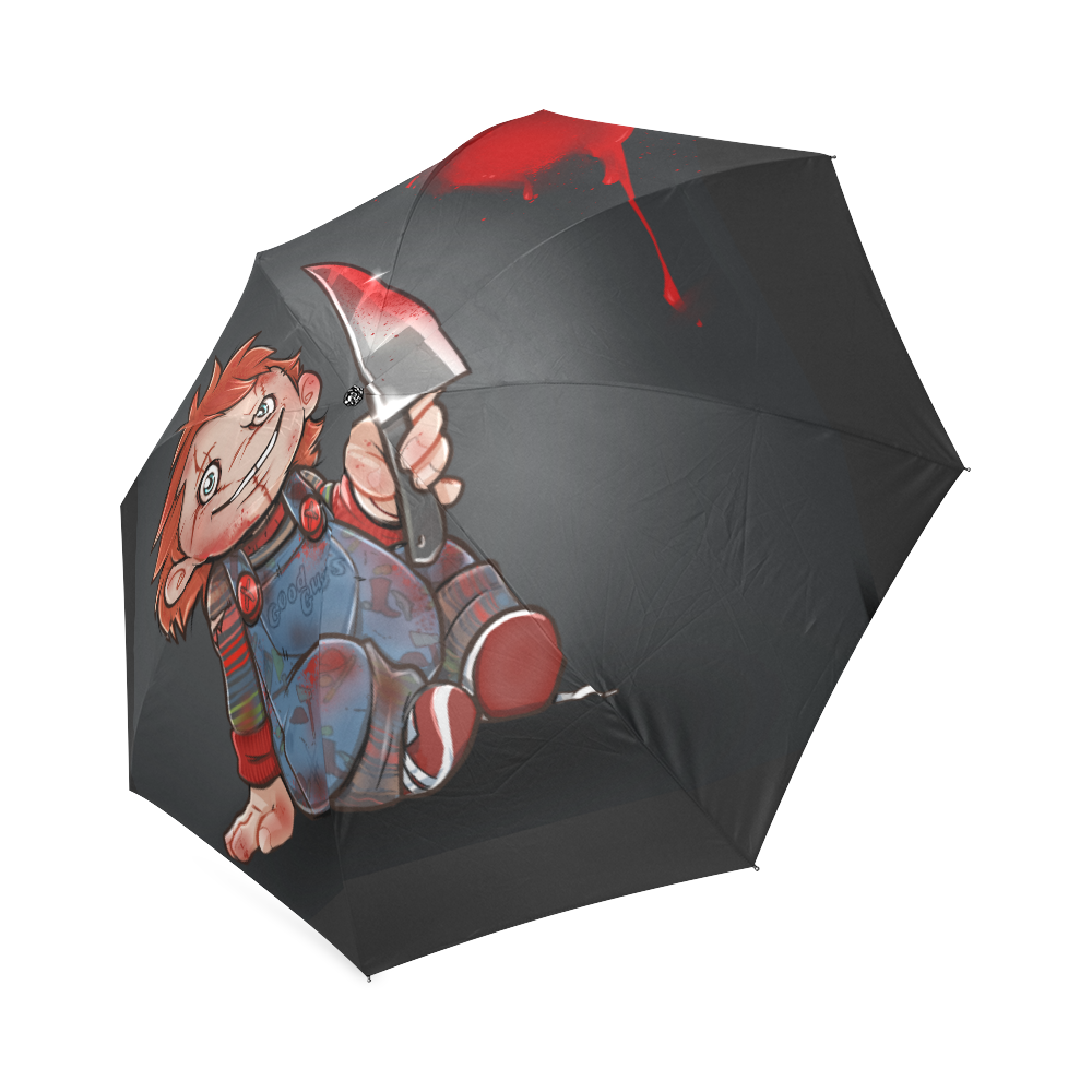 chuckie_doll_3 Foldable Umbrella (Model U01)