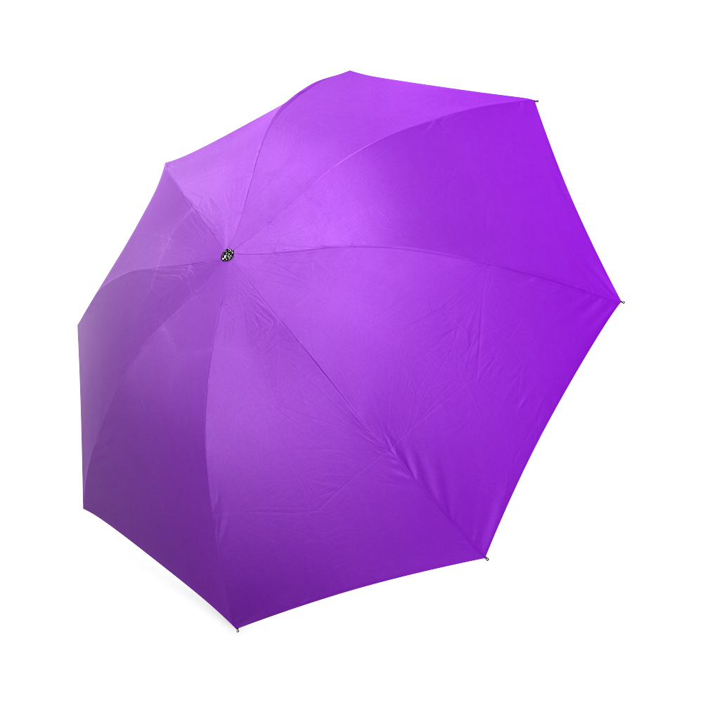 Violet and Purple Ombre Foldable Umbrella (Model U01)