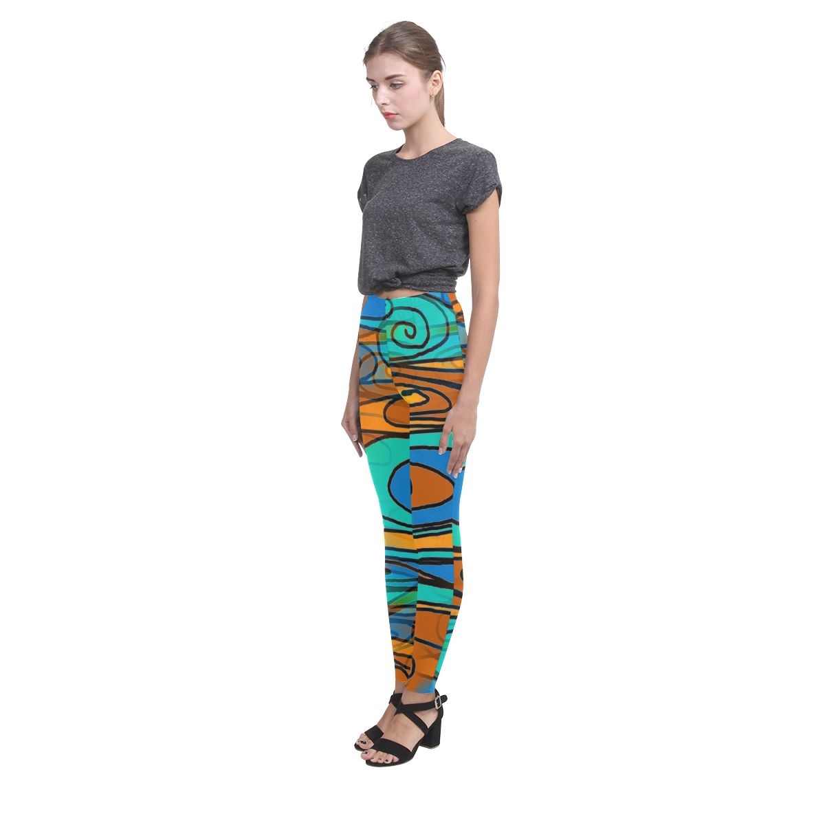 Wild One by rokinronda Cassandra Women's Leggings (Model L01)