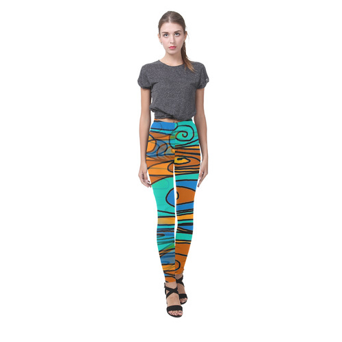 Wild One by rokinronda Cassandra Women's Leggings (Model L01)