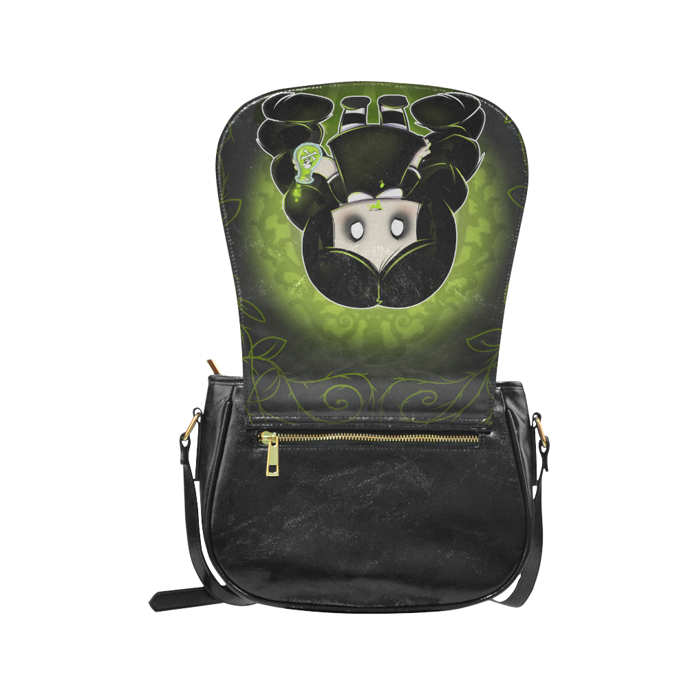 Wednesday Poison Classic Saddle Bag/Large (Model 1648)