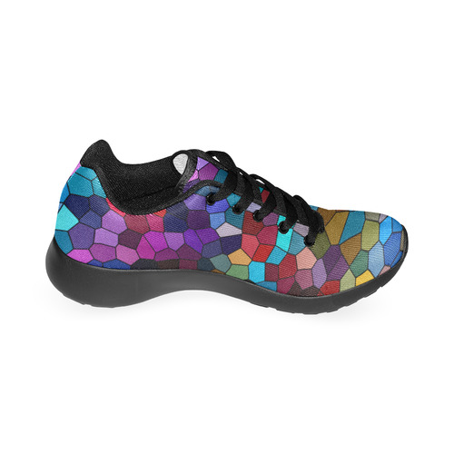 Colorful Mosaic Women’s Running Shoes (Model 020)