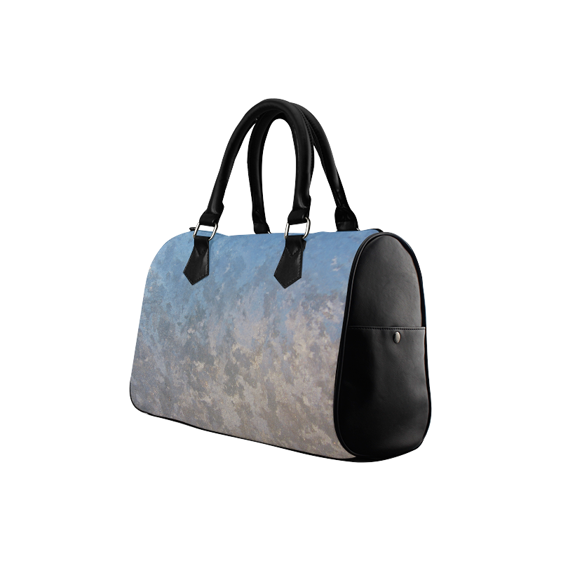 Frosted Windowpane Boston Handbag (Model 1621)