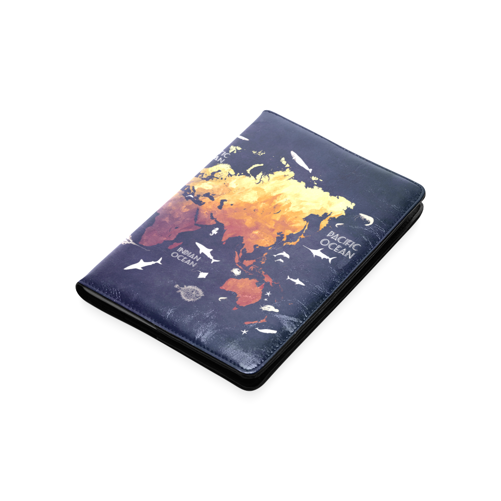 ocean world map Custom NoteBook A5 | ID: D758586