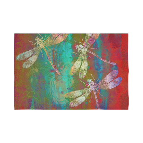 A Dragonflies Cotton Linen Wall Tapestry 90"x 60"