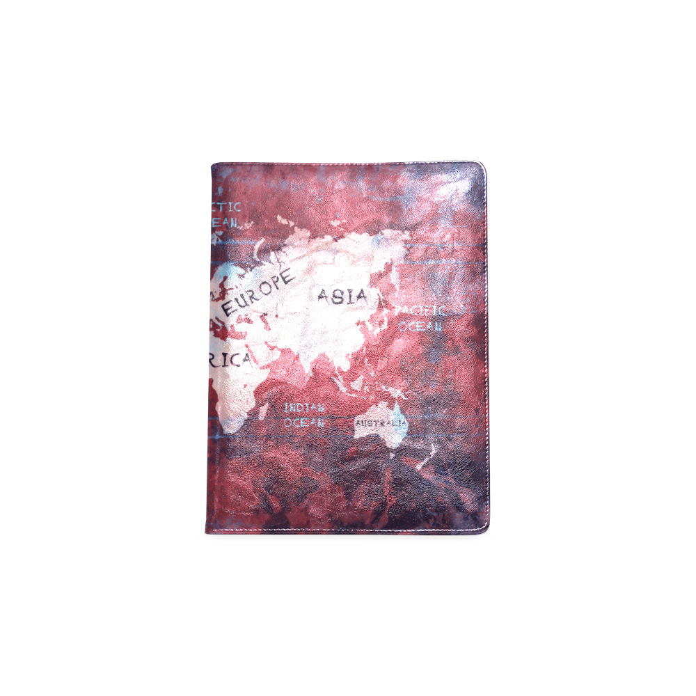 world map Custom NoteBook B5