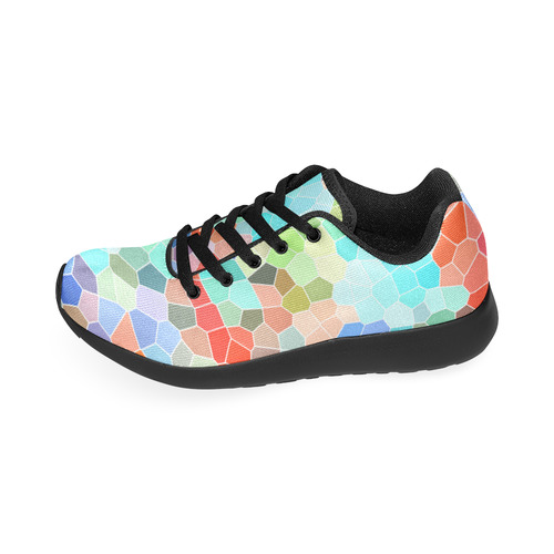 Colorful Mosaic Women’s Running Shoes (Model 020)