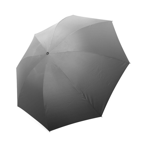 Black Silver and White Ombre Foldable Umbrella (Model U01)