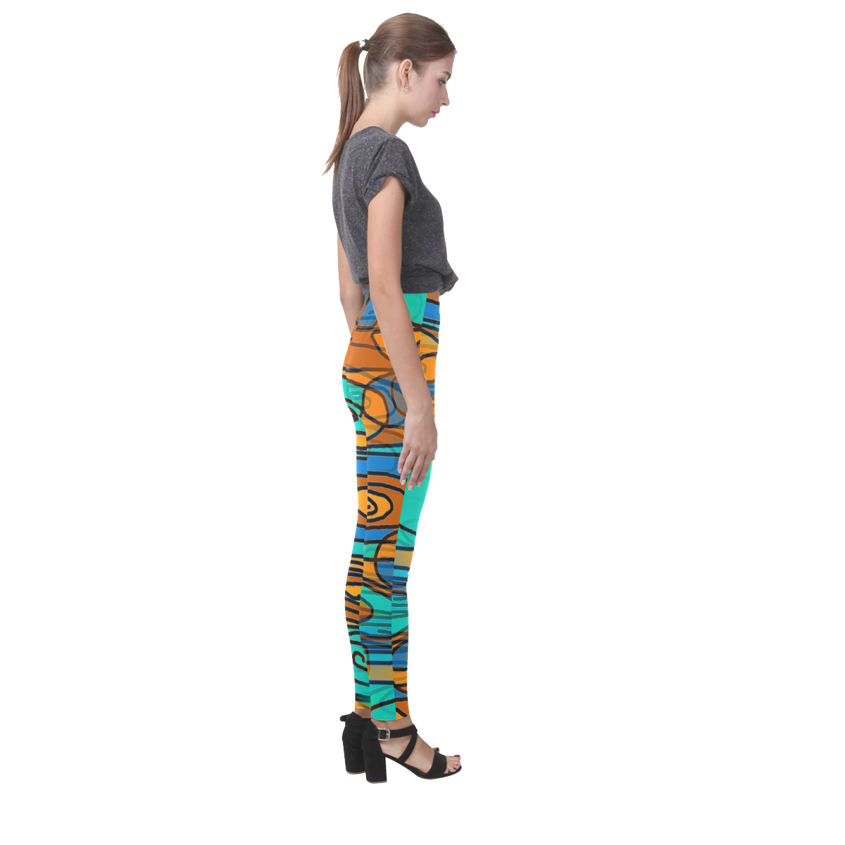 Wild One by rokinronda Cassandra Women's Leggings (Model L01)