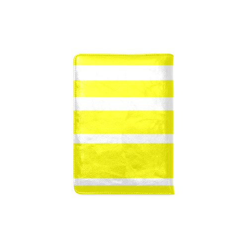 Yellow and White Stripes Custom NoteBook A5