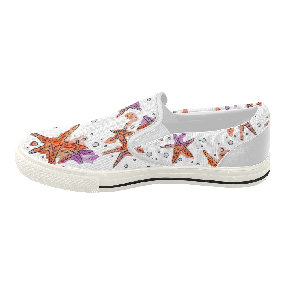 starfish Women's Slip-on Canvas Shoes (Model 019)