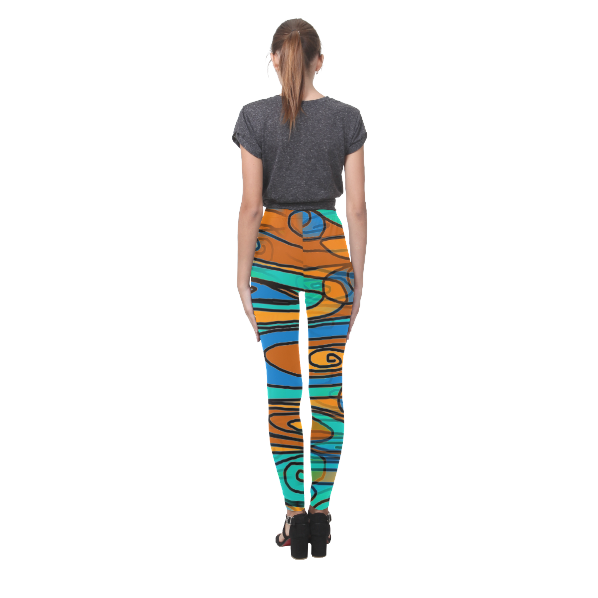 Wild One by rokinronda Cassandra Women's Leggings (Model L01)