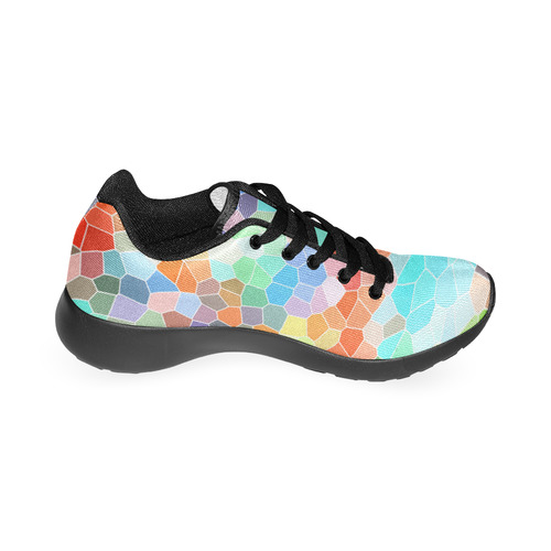 Colorful Mosaic Women’s Running Shoes (Model 020)