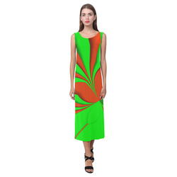 Dinda Phaedra Sleeveless Open Fork Long Dress (Model D08)