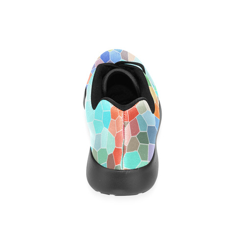 Colorful Mosaic Women’s Running Shoes (Model 020)