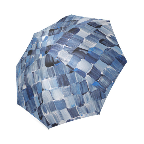 Blue Shingles Foldable Umbrella (Model U01)