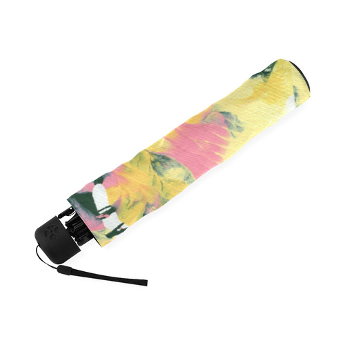 Flowers in Abstract 1 Foldable Umbrella (Model U01)