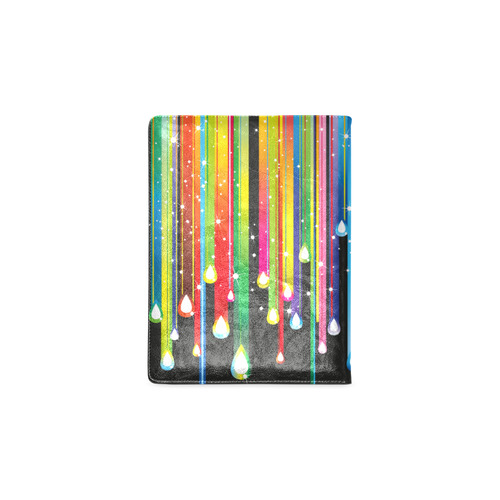 Colorful Stripes and Drops Custom NoteBook B5