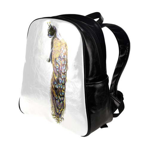 Goddess of many eyes 3 multi pockets backpack Multi-Pockets Backpack (Model 1636)