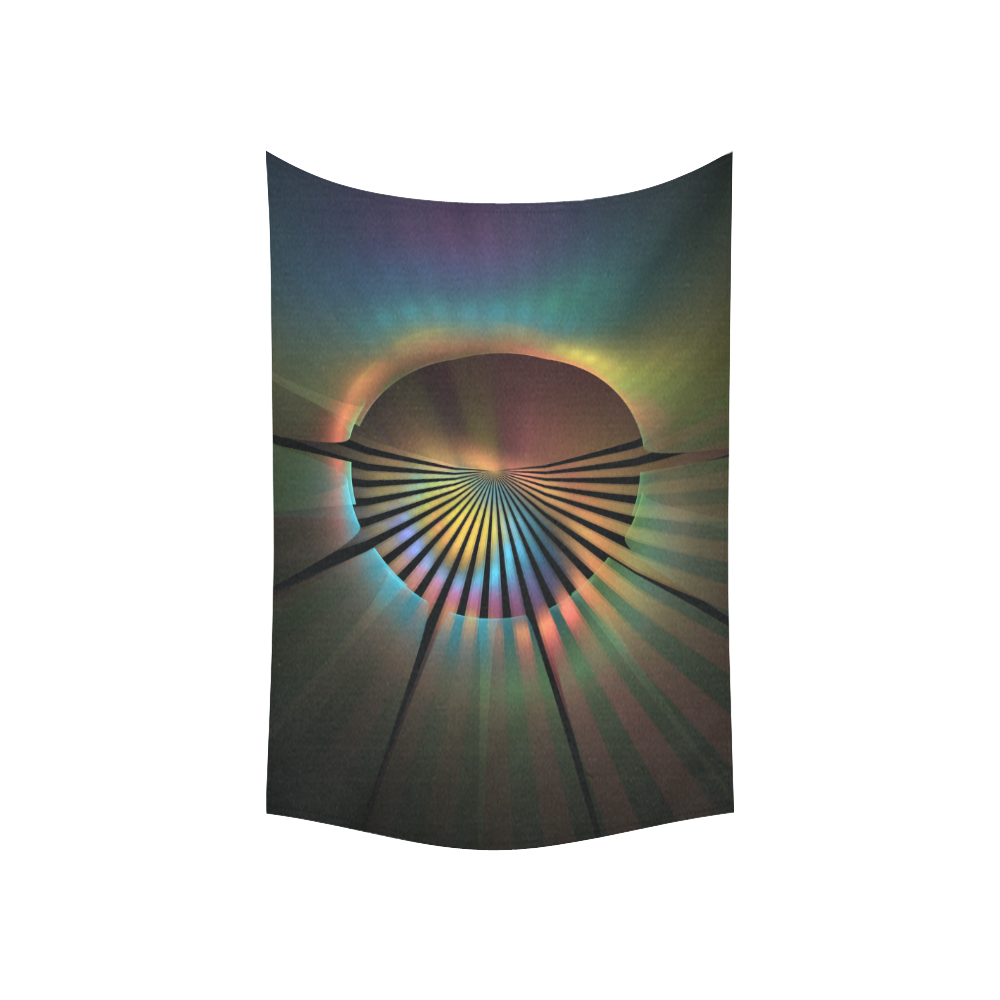 Out of the Corner of My Eye Cotton Linen Wall Tapestry 60"x 40"
