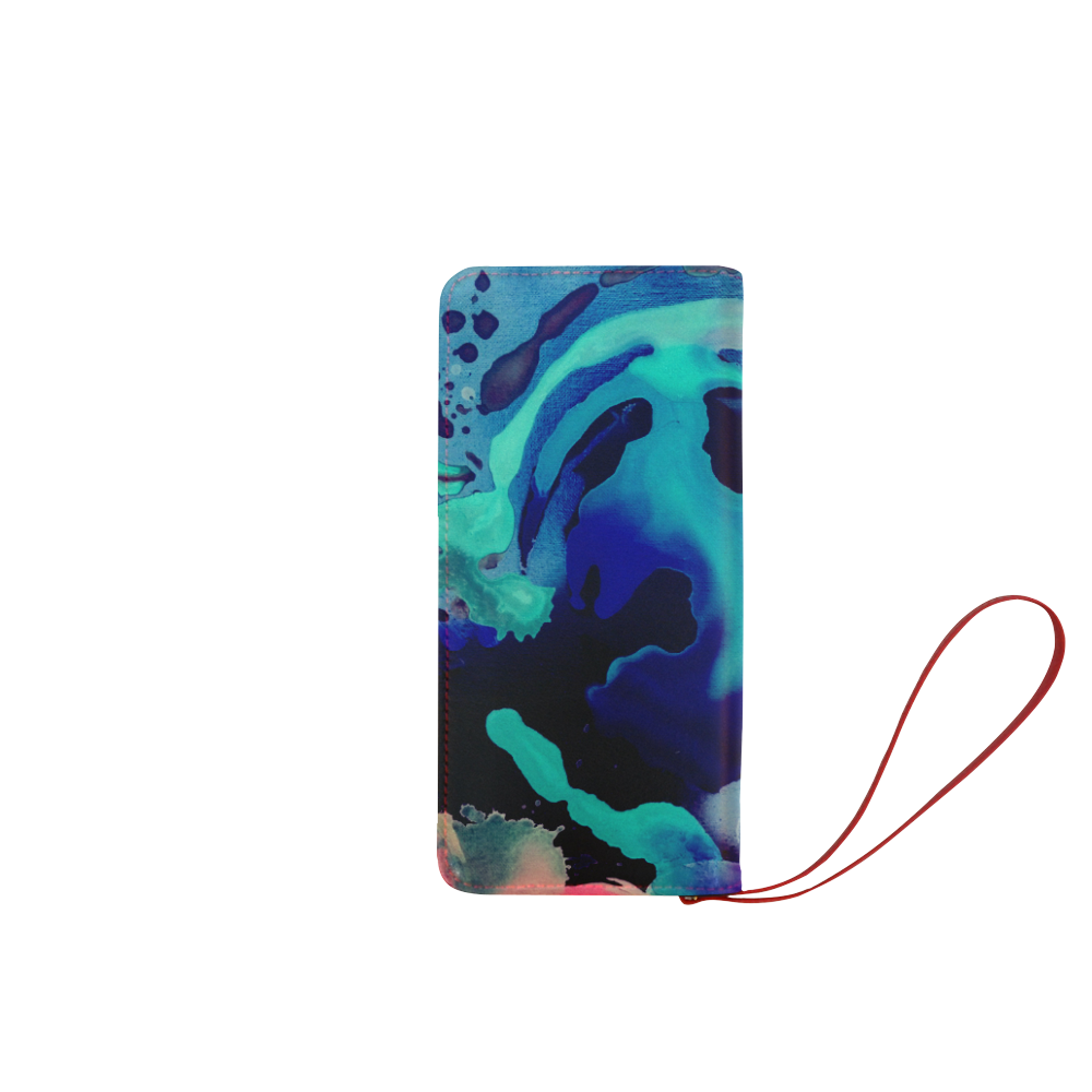 There are Mermaids Here Women's Clutch Wallet (Model 1637)
