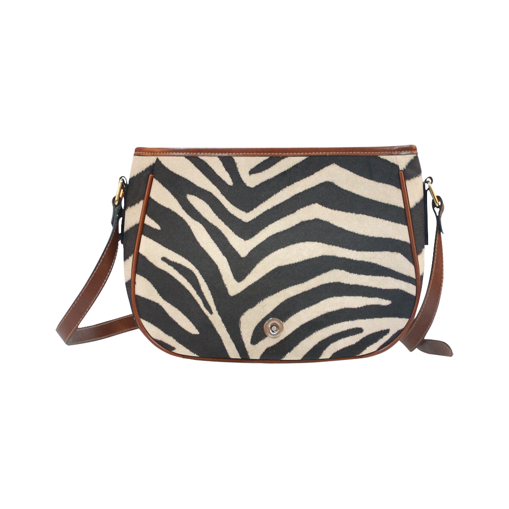 Zebra Saddle Bag/Small (Model 1649) Full Customization