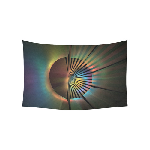 Out of the Corner of My Eye Cotton Linen Wall Tapestry 60"x 40"