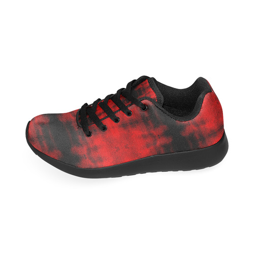 Red Black Gothic Pattern Women’s Running Shoes (Model 020)