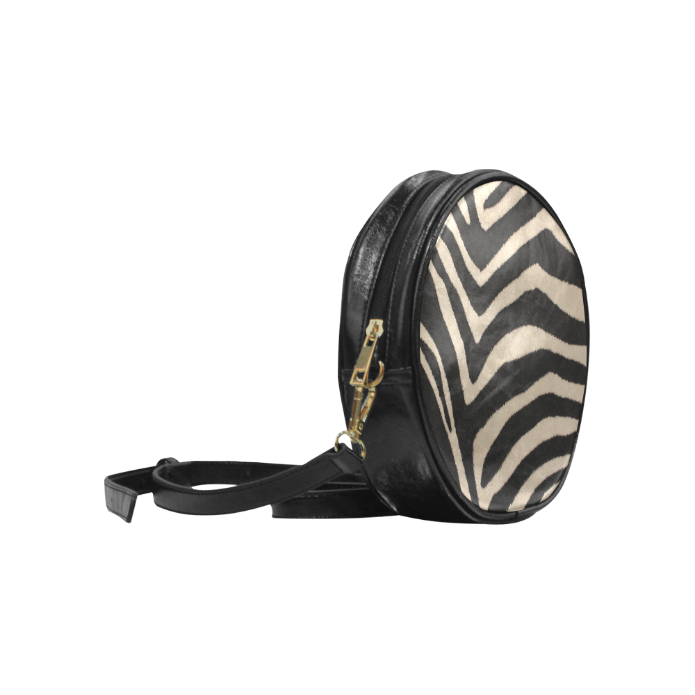 Zebra Round Sling Bag (Model 1647)