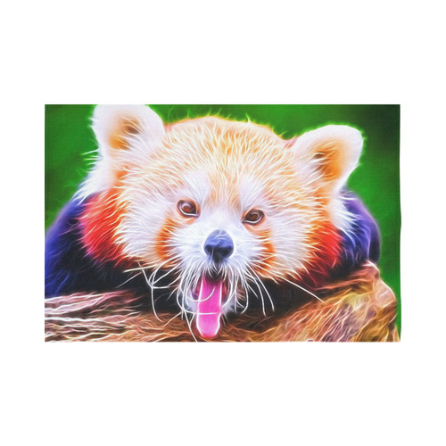 animal ArtStudio 5916 red Panda Cotton Linen Wall Tapestry 90"x 60"