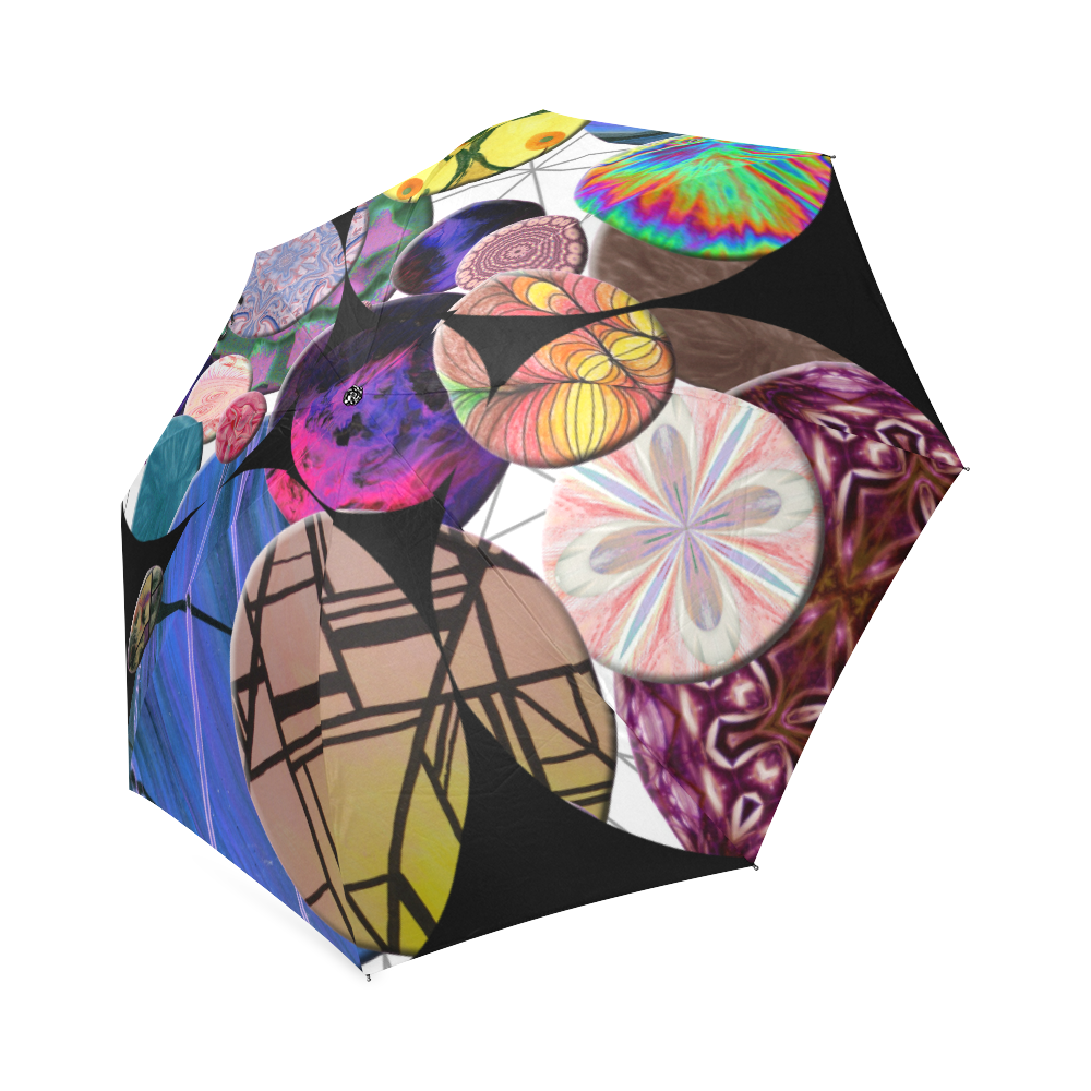 Discs Circle Obsession Foldable Umbrella (Model U01)