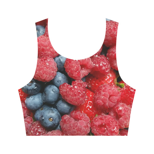 Berries Women's Crop Top (Model T42)