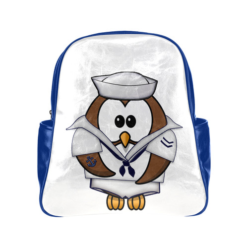 sailor owl Multi-Pockets Backpack (Model 1636)