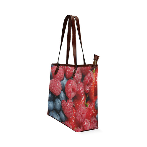 Berries Shoulder Tote Bag (Model 1646)