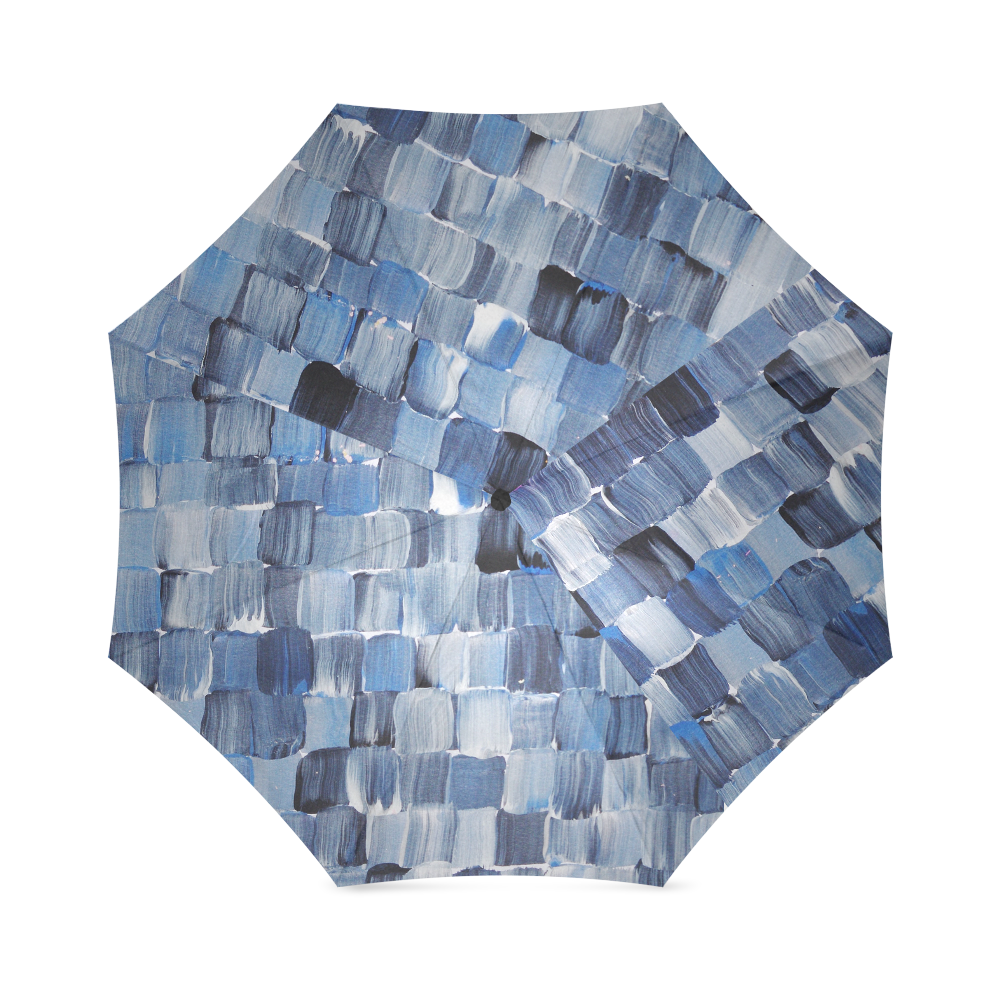 Blue Shingles Foldable Umbrella (Model U01)