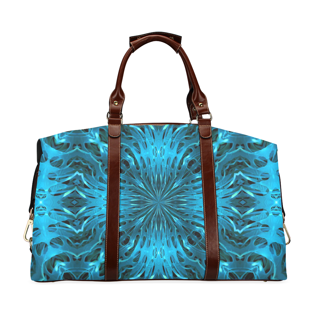 Crowns in HC Teal Classic Travel Bag (Model 1643)