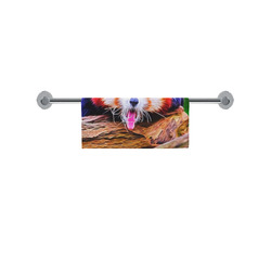 animal ArtStudio 5916 red Panda Square Towel 13“x13”