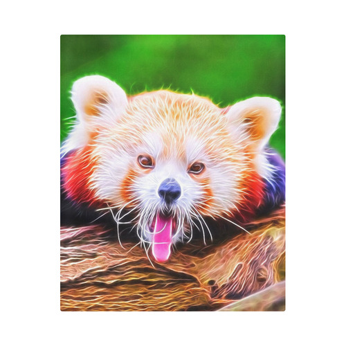 animal ArtStudio 5916 red Panda Duvet Cover 86"x70" ( All-over-print)