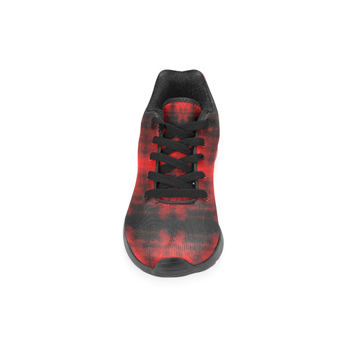 Red Black Gothic Pattern Women’s Running Shoes (Model 020)