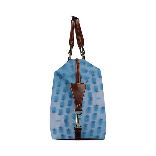 Blue Blocks Classic Travel Bag (Model 1643)