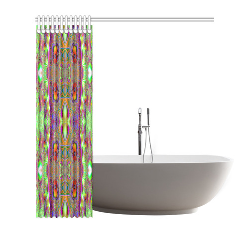 Swathed in Colors Fractal Abstract Shower Curtain 72"x72"